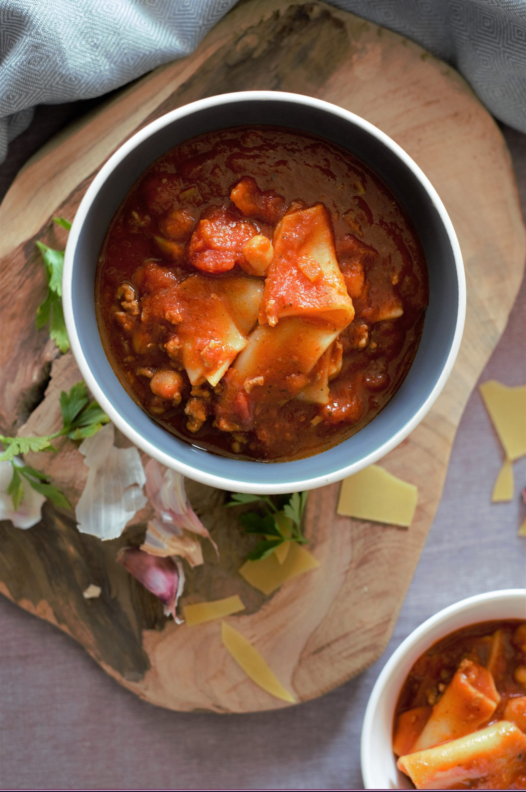Lasagne Suppe Tex-Mex Style