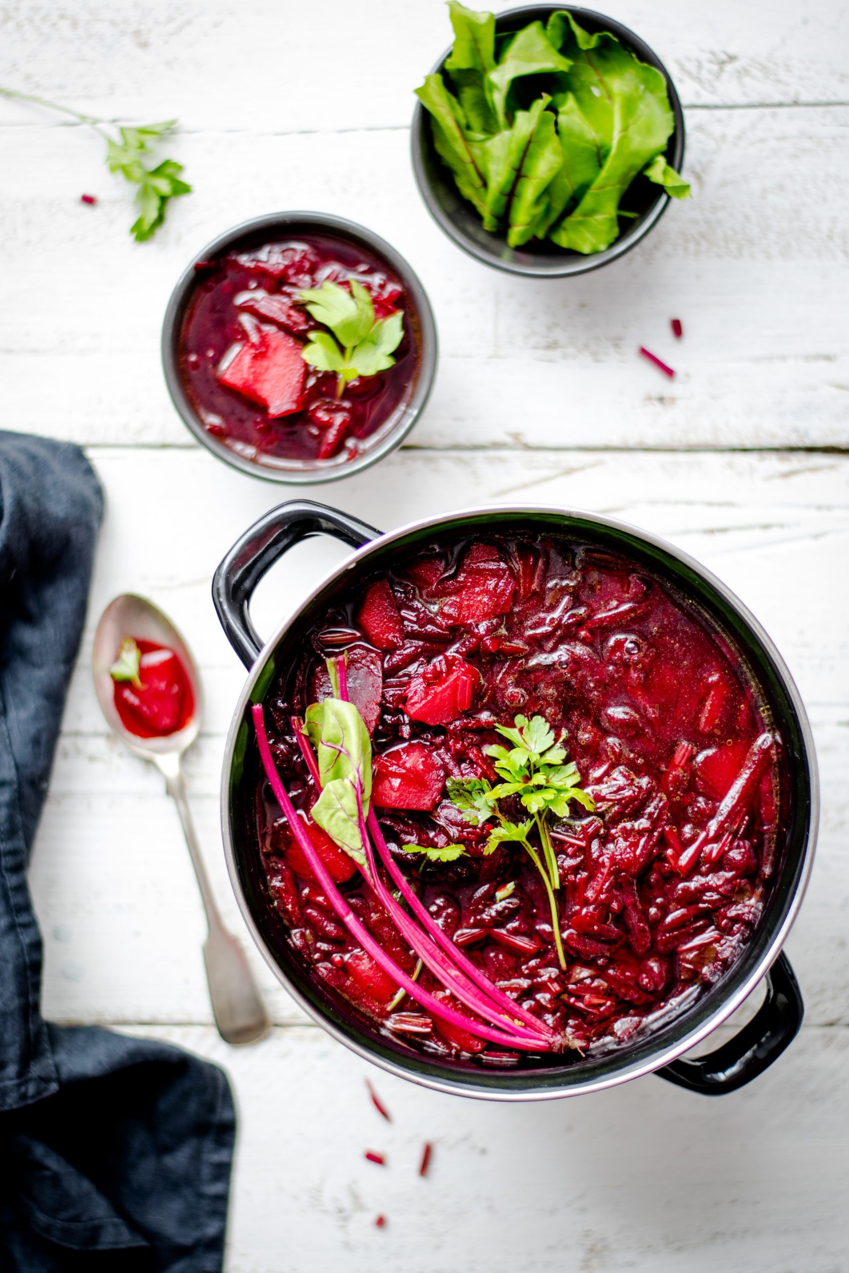 Bortsch, rote Bete Suppe