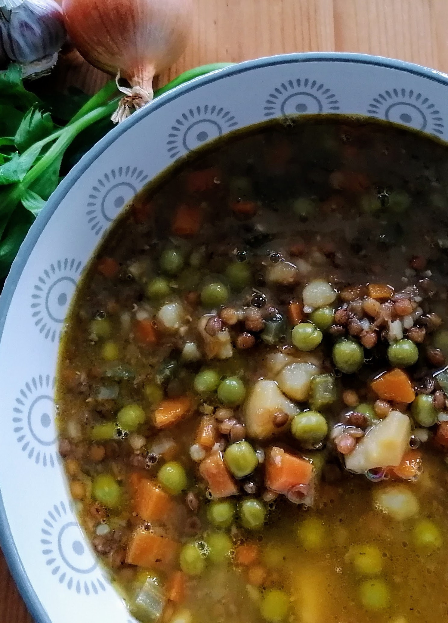 Herbstliche Linsensuppe
