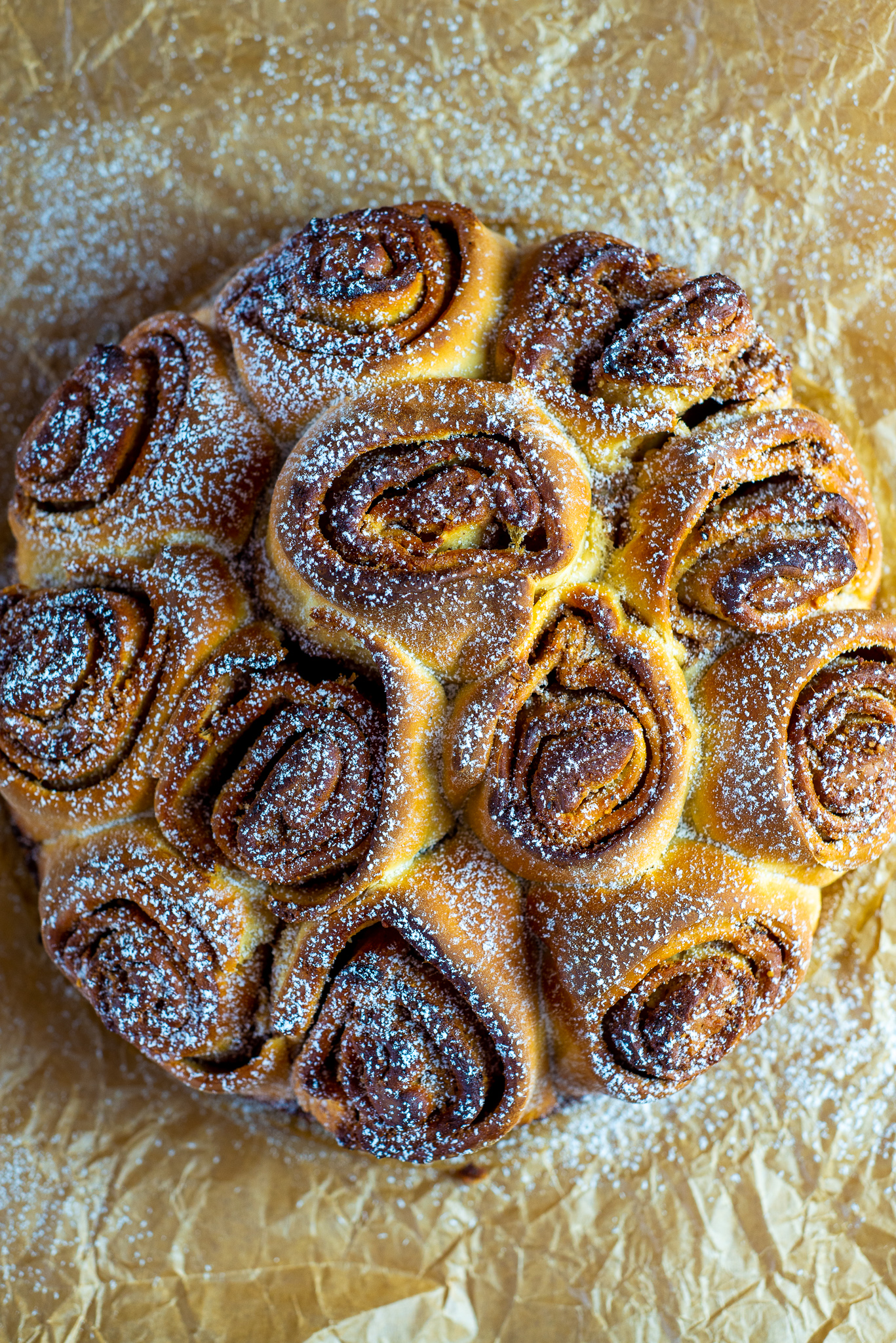 Zimtschnecken mit Nuss