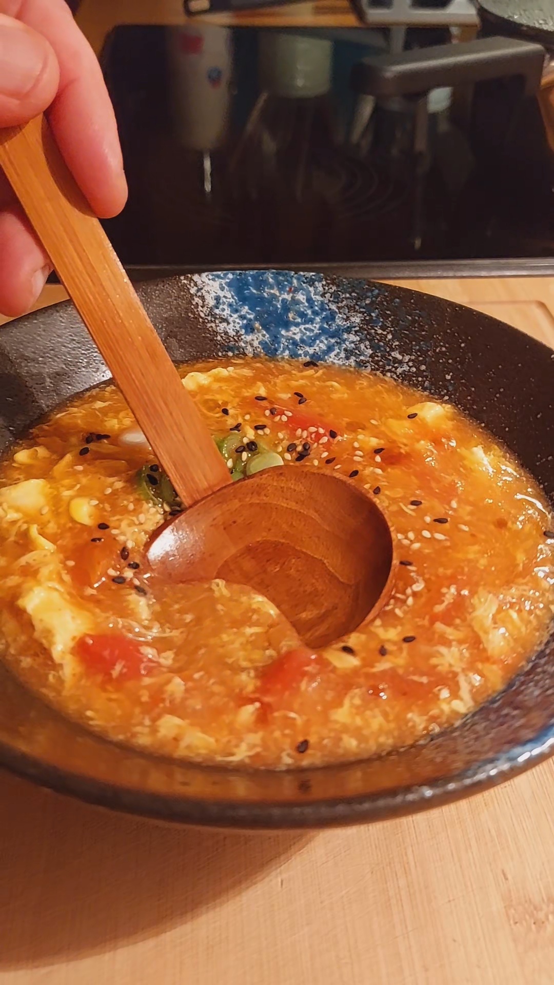 Tomato Egg Drop Soup