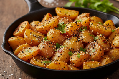 Kartoffeln mit Sesam