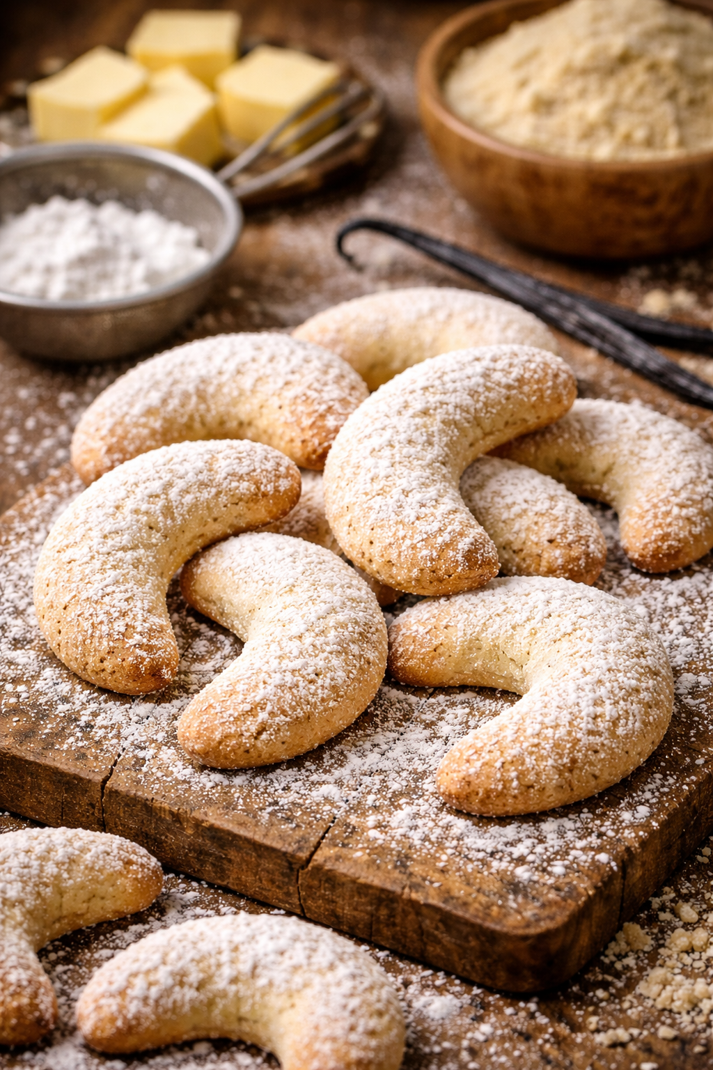 Vanillekipferl backen