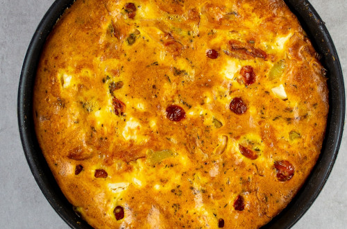Kartoffel-Tomaten Frittata