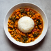 Cremiges Süßkartoffel Curry mit Kichererbsen
