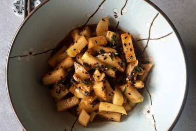 Kohlrabi Salat im Asia Style
